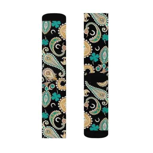 Clover Caravan on a Socks