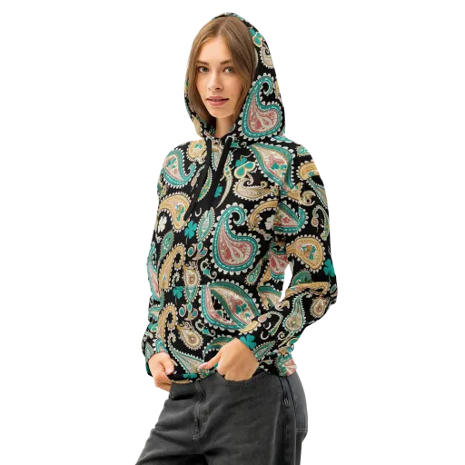 Clover Caravan on a Cotton Hoodie