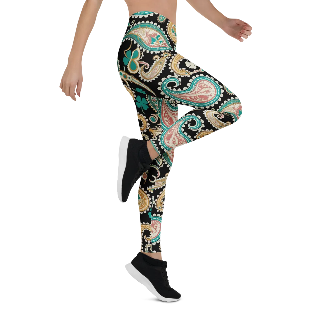 Clover Caravan on Leggings — Right