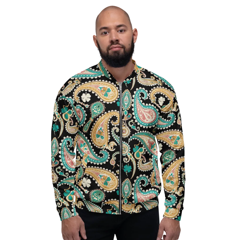 Clover Caravan on Bomber Jacket — Front