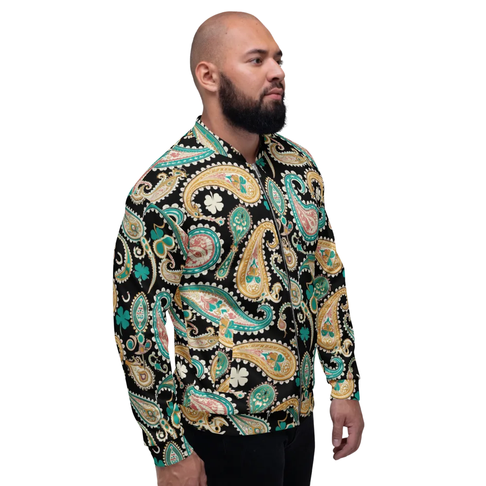 Clover Caravan on Bomber Jacket — Right