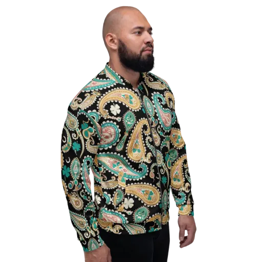 Clover Caravan on a Bomber Jacket