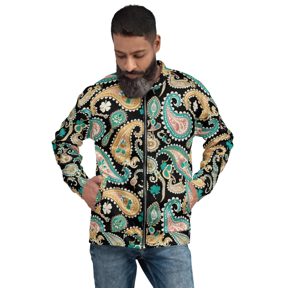 Clover Caravan on Bomber Jacket — Front
