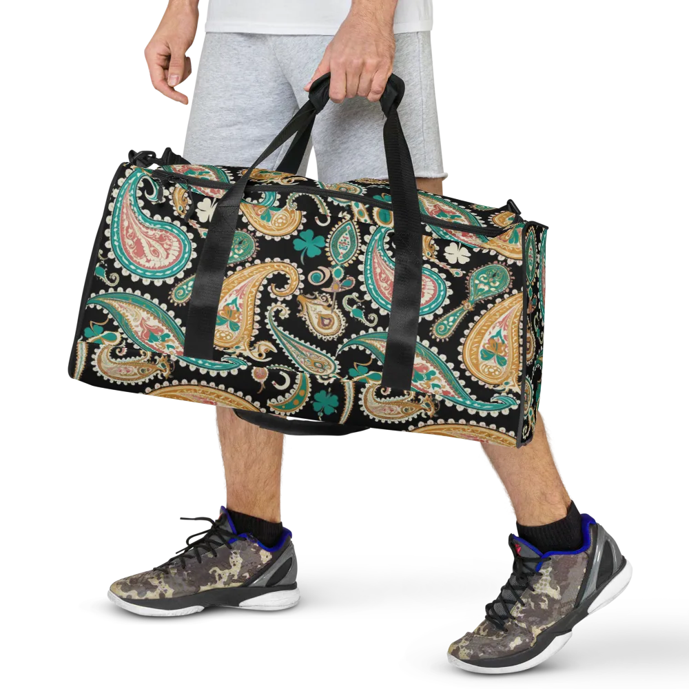 Clover Caravan on Duffle Bag — Front