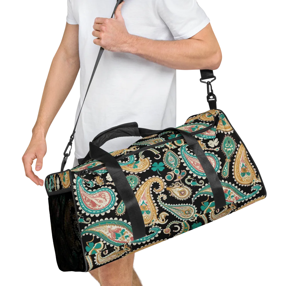 Clover Caravan on Duffle Bag — Right Front