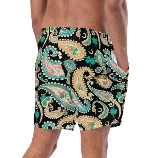 Clover Caravan on a Swim Trunks