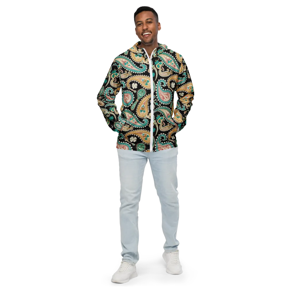Clover Caravan on Men's Windbreaker — Front