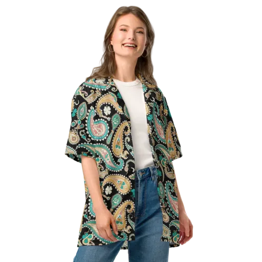 Clover Caravan on a Button Shirt