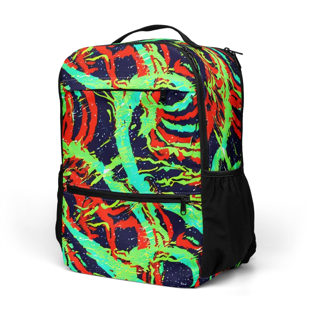 Cyber Jungle on Utility Backpack — Left Front