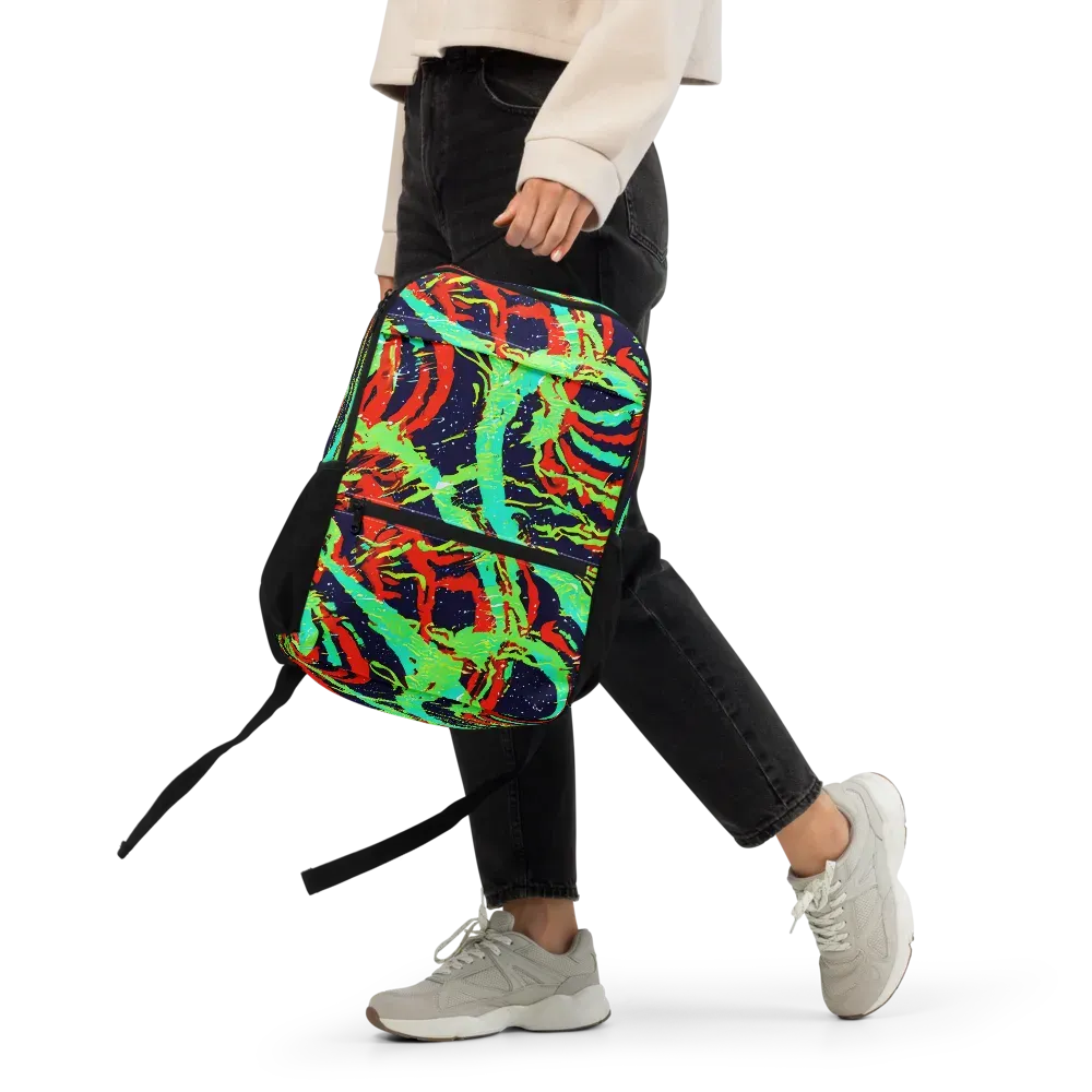 Cyber Jungle on Utility Backpack — Front
