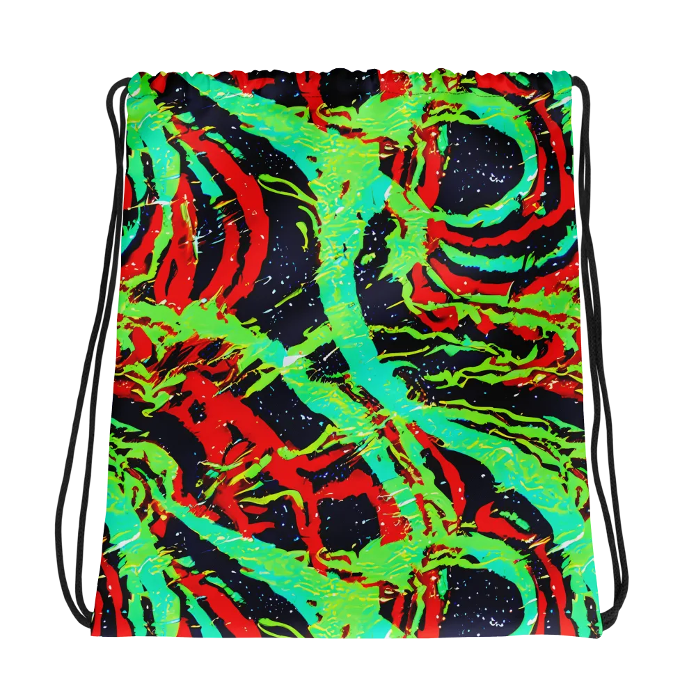 Cyber Jungle on Drawstring Bag — Photo