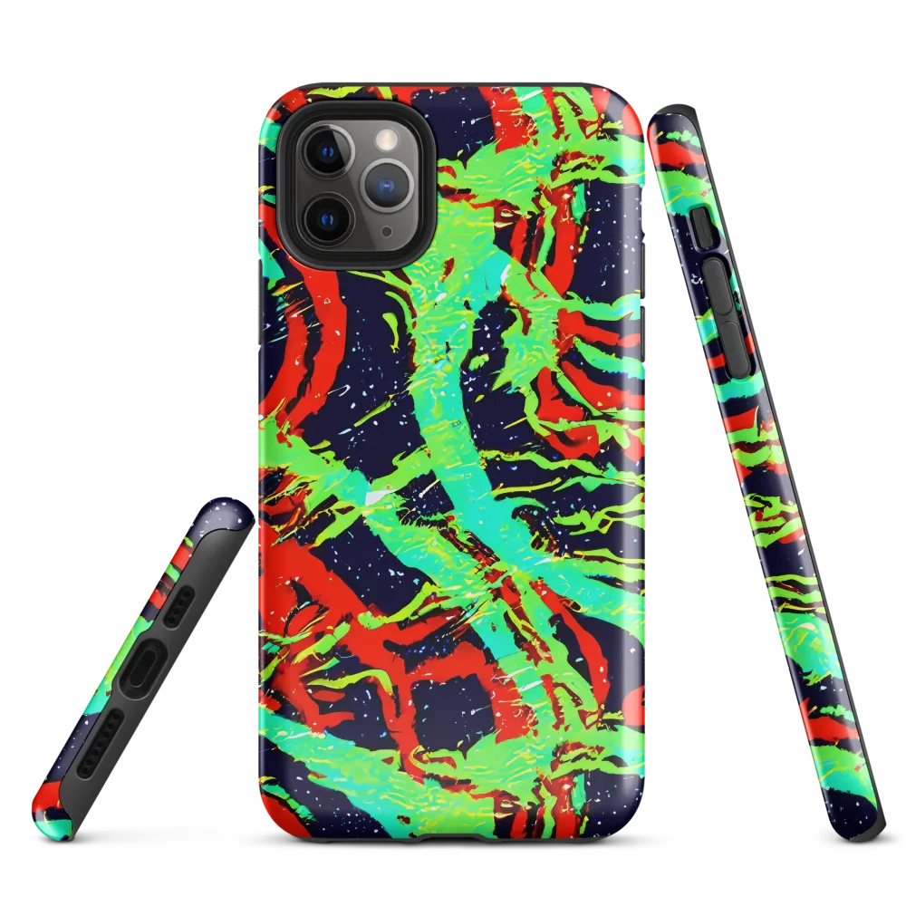 Cyber Jungle on Tough Case for iPhone® — Front