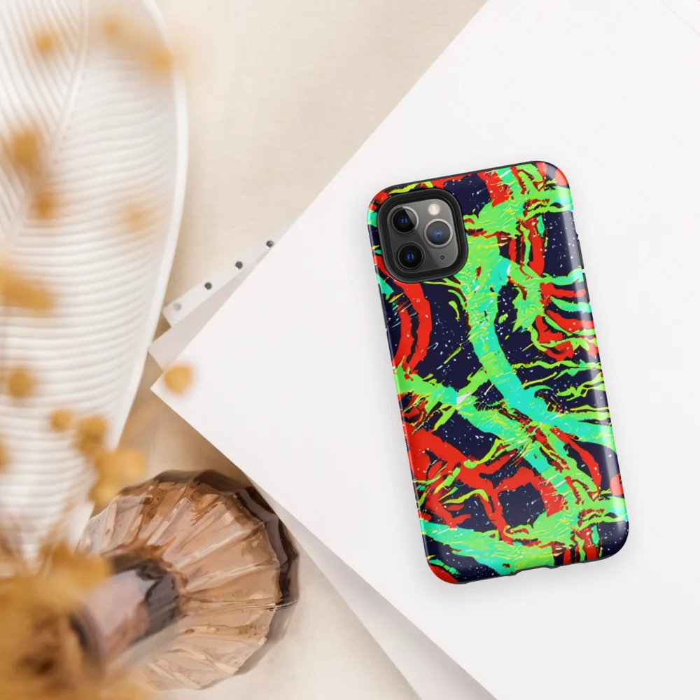 Cyber Jungle on Tough Case for iPhone® — Front