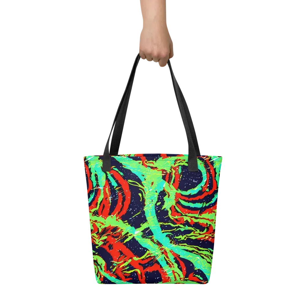 Cyber Jungle on Tote Bag — Front