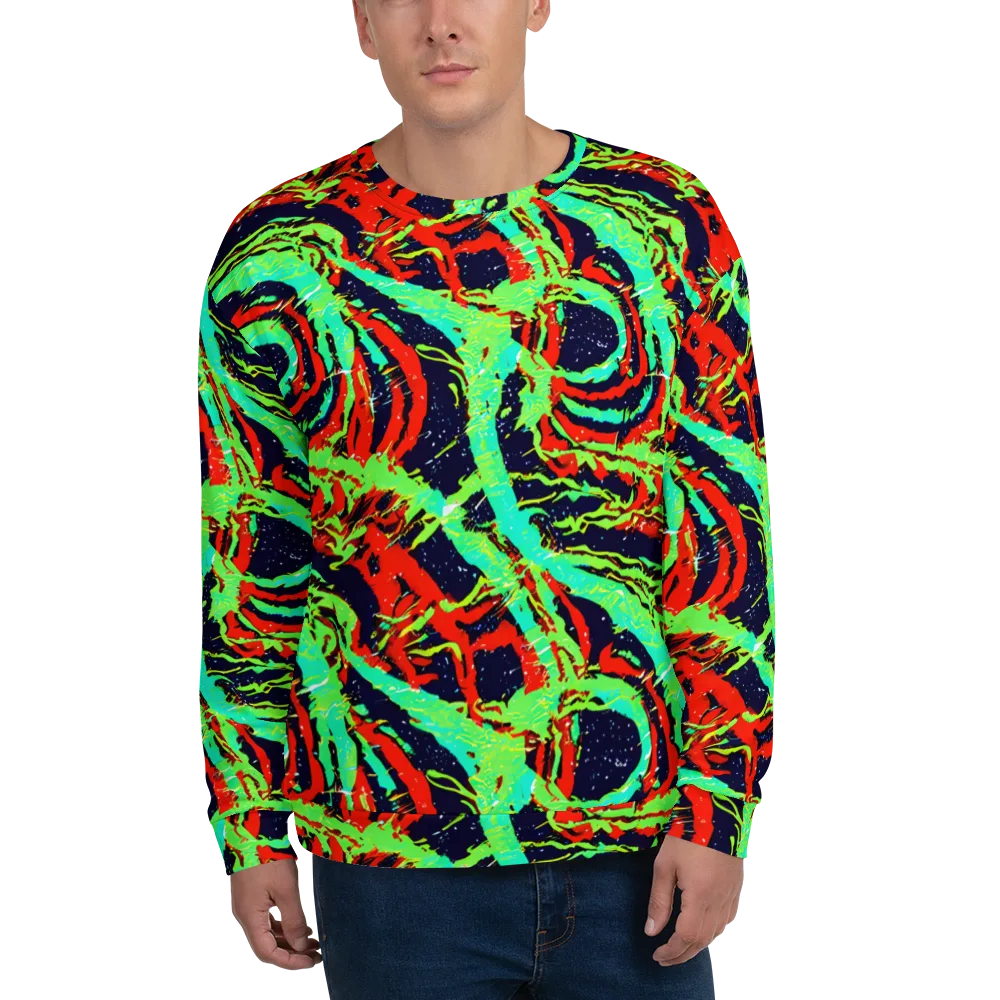 Cyber Jungle on Sweatshirt — Front