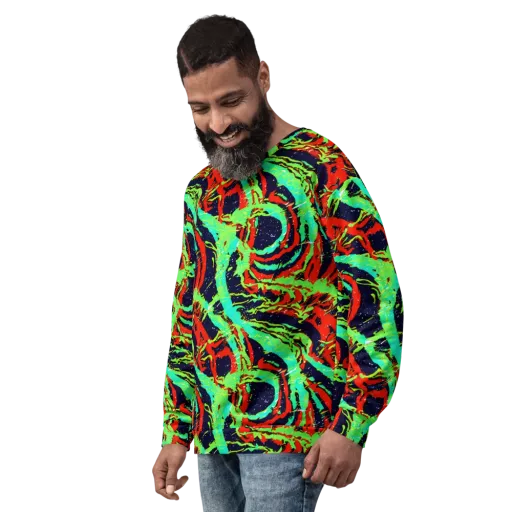 Cyber Jungle on a Sweatshirt