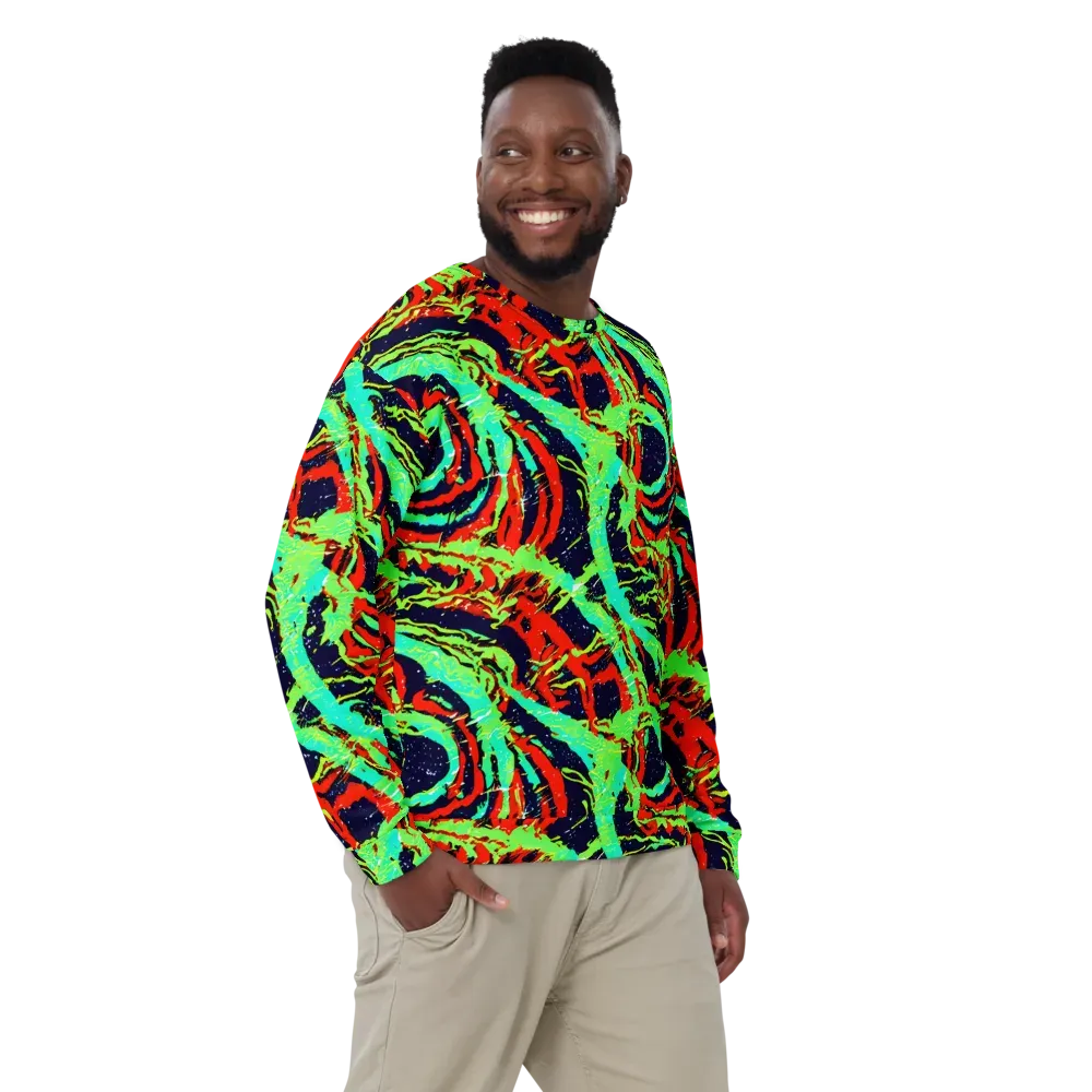 Cyber Jungle on Sweatshirt — Front
