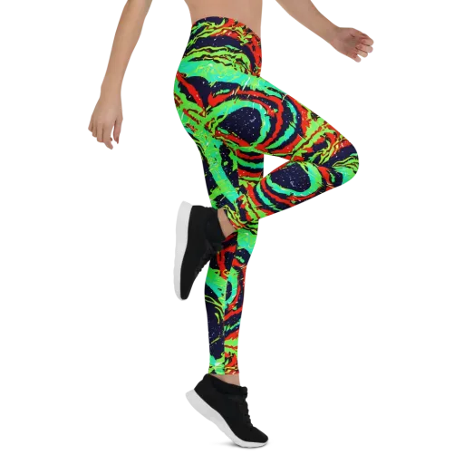 Cyber Jungle on a Leggings