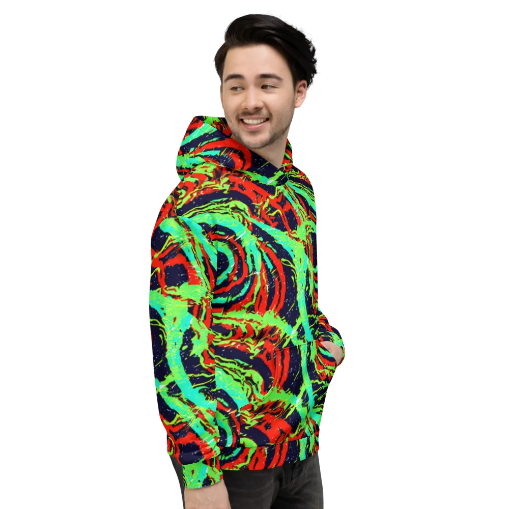 Cyber Jungle on Hoodie — Right