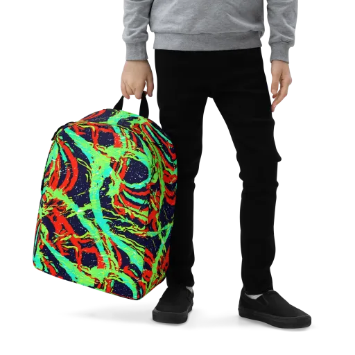 Cyber Jungle on a Minimalist Backpack