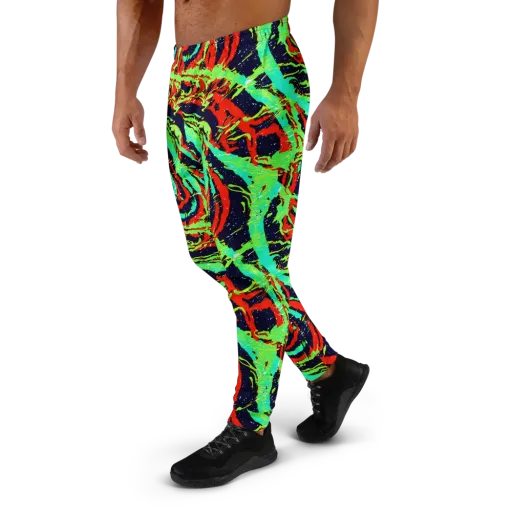 Cyber Jungle on a Men's Joggers