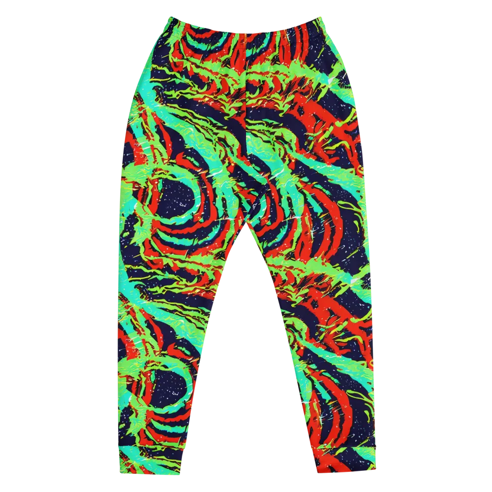 Cyber Jungle on Men's Joggers — Front