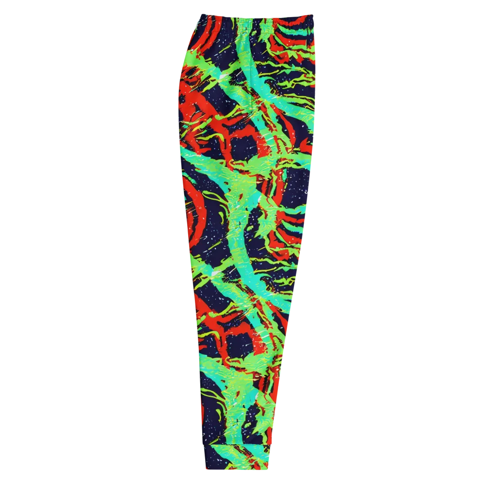 Cyber Jungle on Men's Joggers — Right