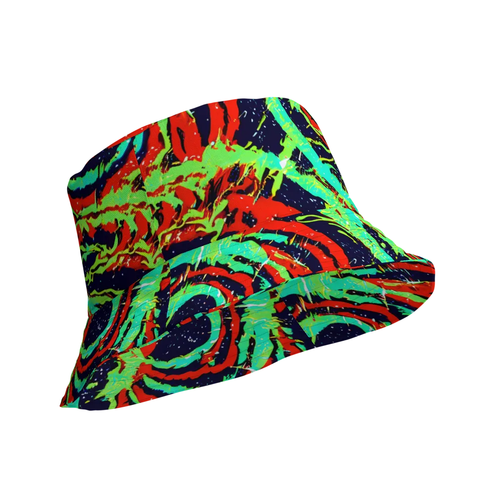 Cyber Jungle on Reversible Bucket Hat — Product details Outside