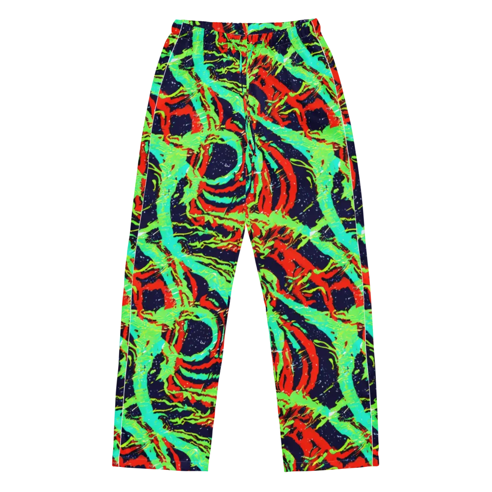 Cyber Jungle on Women's Pajama Pants — Front