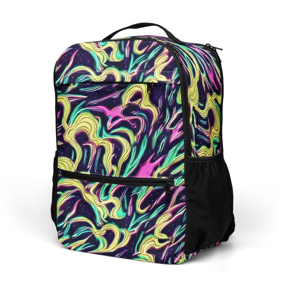 Casson's Whirl on Utility Backpack — Left Front