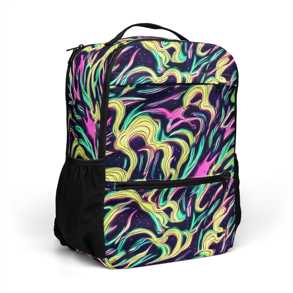 Casson's Whirl on Utility Backpack — Right Front