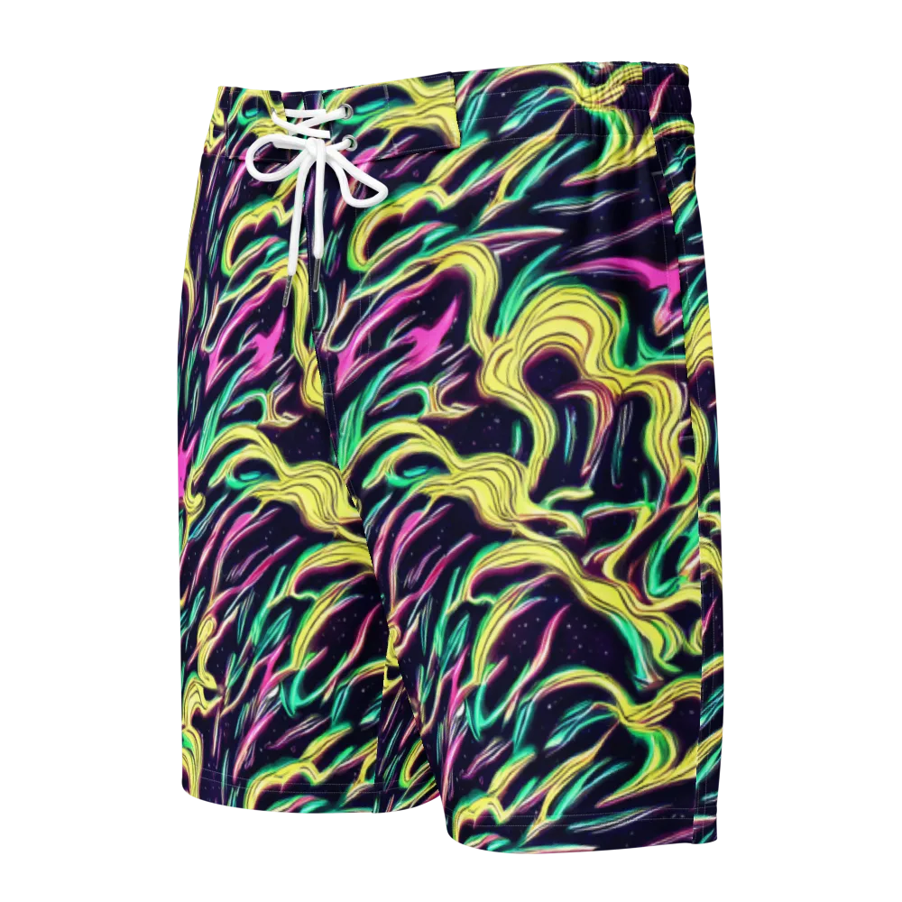 Casson's Whirl on Men's Board Shorts — Front