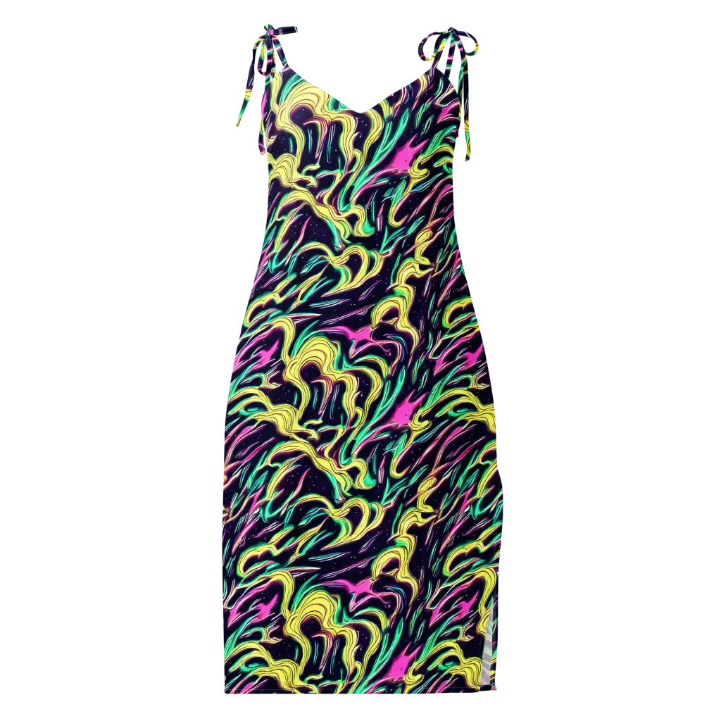 Casson's Whirl on Slip Dress — Front