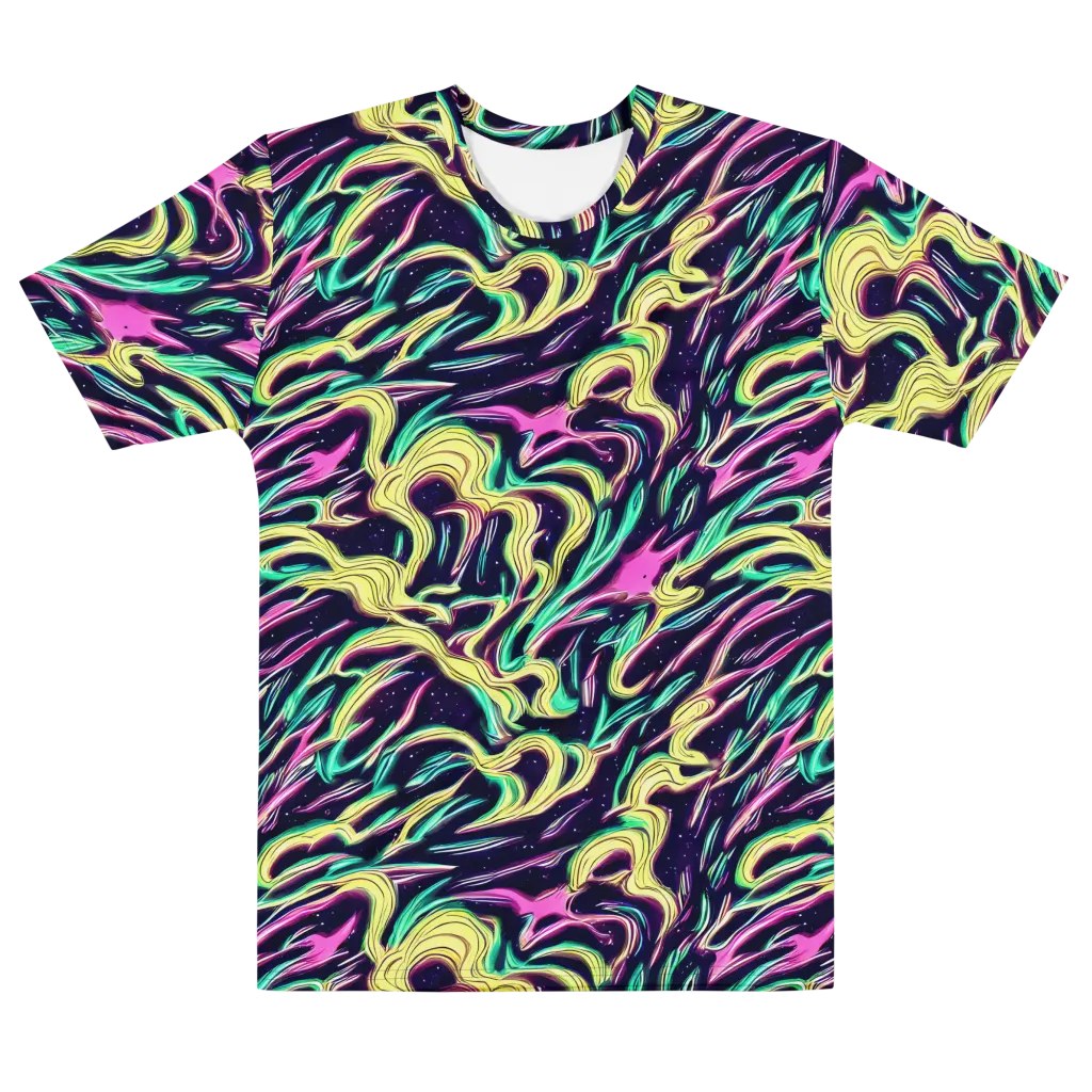 Casson's Whirl on Men's Cotton Crew Neck T-Shirt — Front