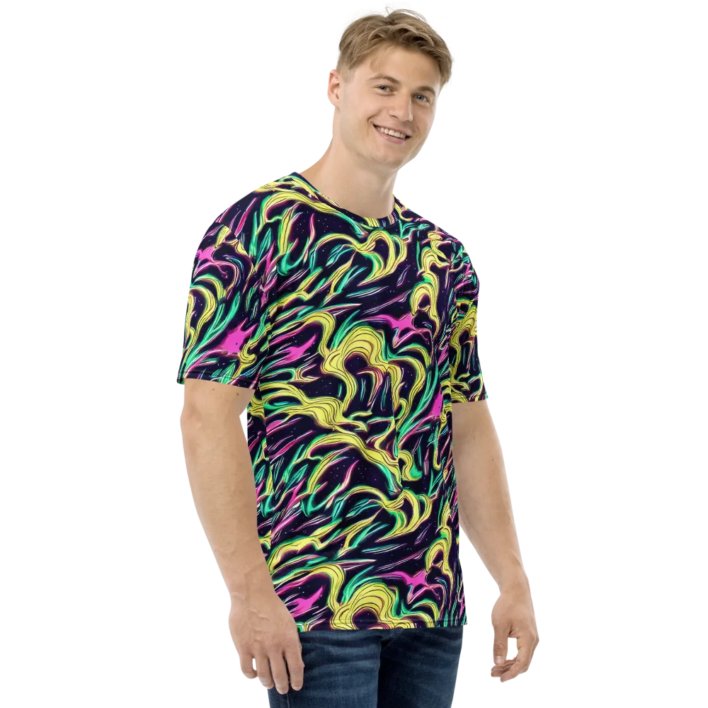 Casson's Whirl on Men's Crew Neck T-Shirt — Right
