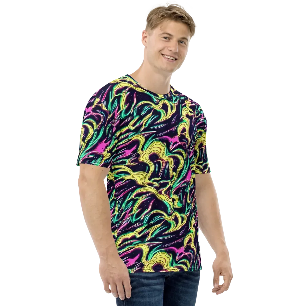Casson's Whirl on Men's Crew Neck T-Shirt — Right