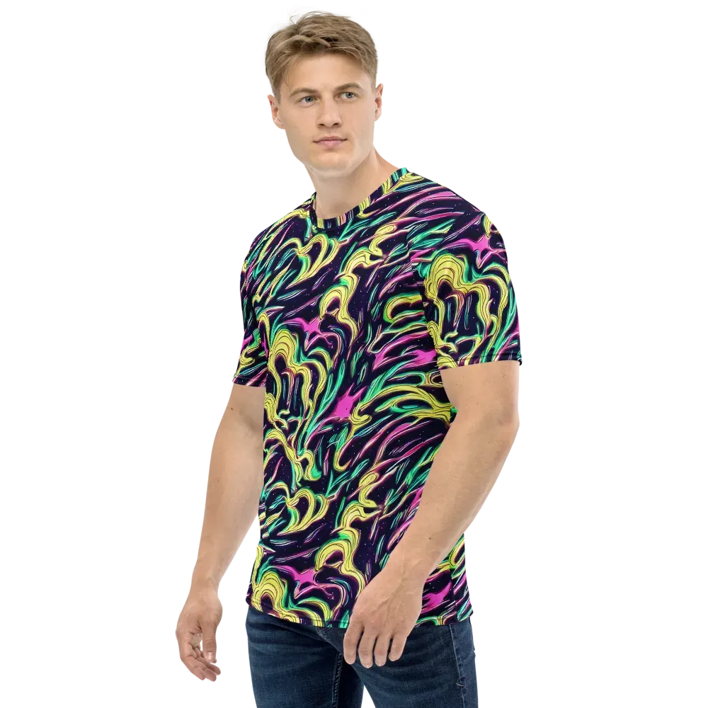 Casson's Whirl on Men's Crew Neck T-Shirt — Left