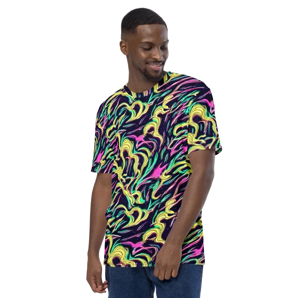 Casson's Whirl on Men's Crew Neck T-Shirt — Left