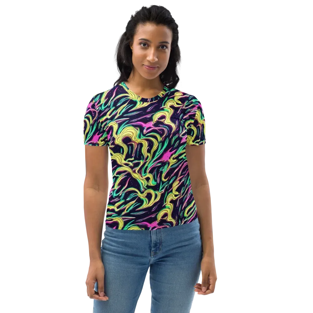 Casson's Whirl on Women's Crew Neck T-Shirt — Front