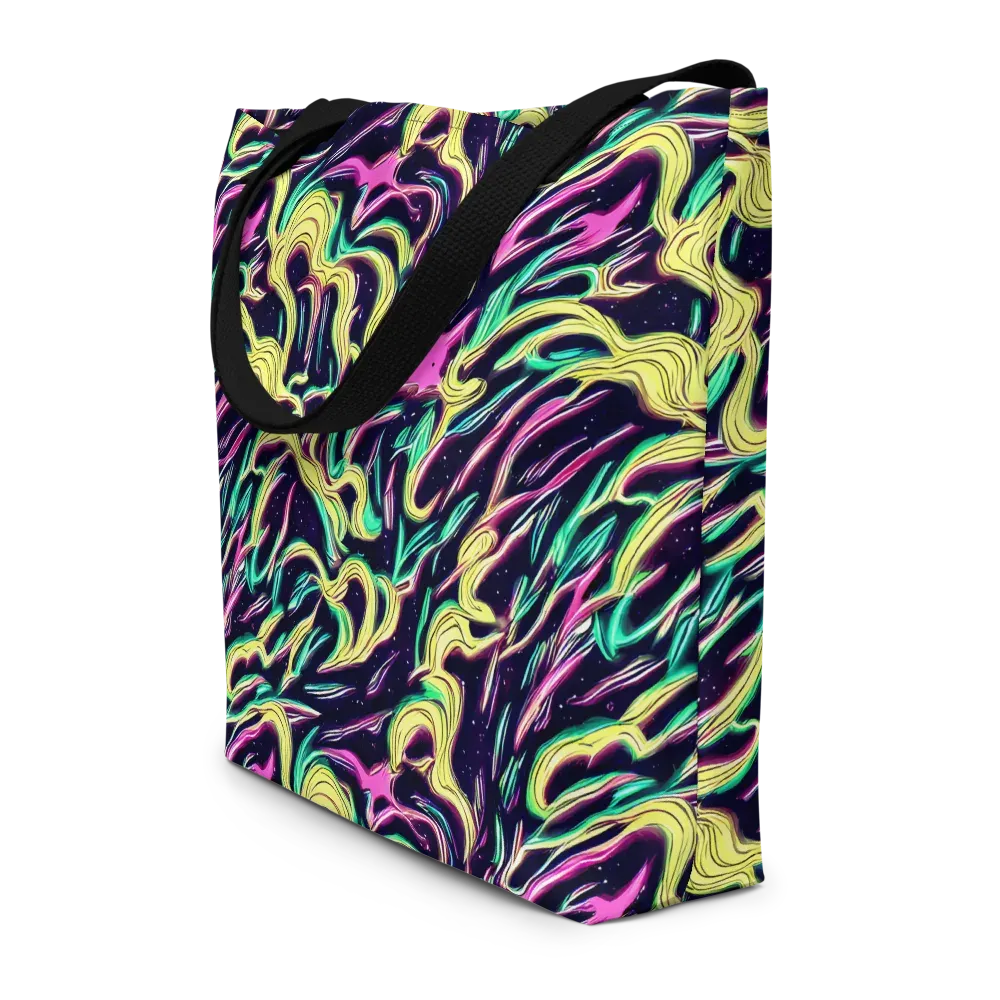 Casson's Whirl on Large Tote Bag W/ Pocket — Front