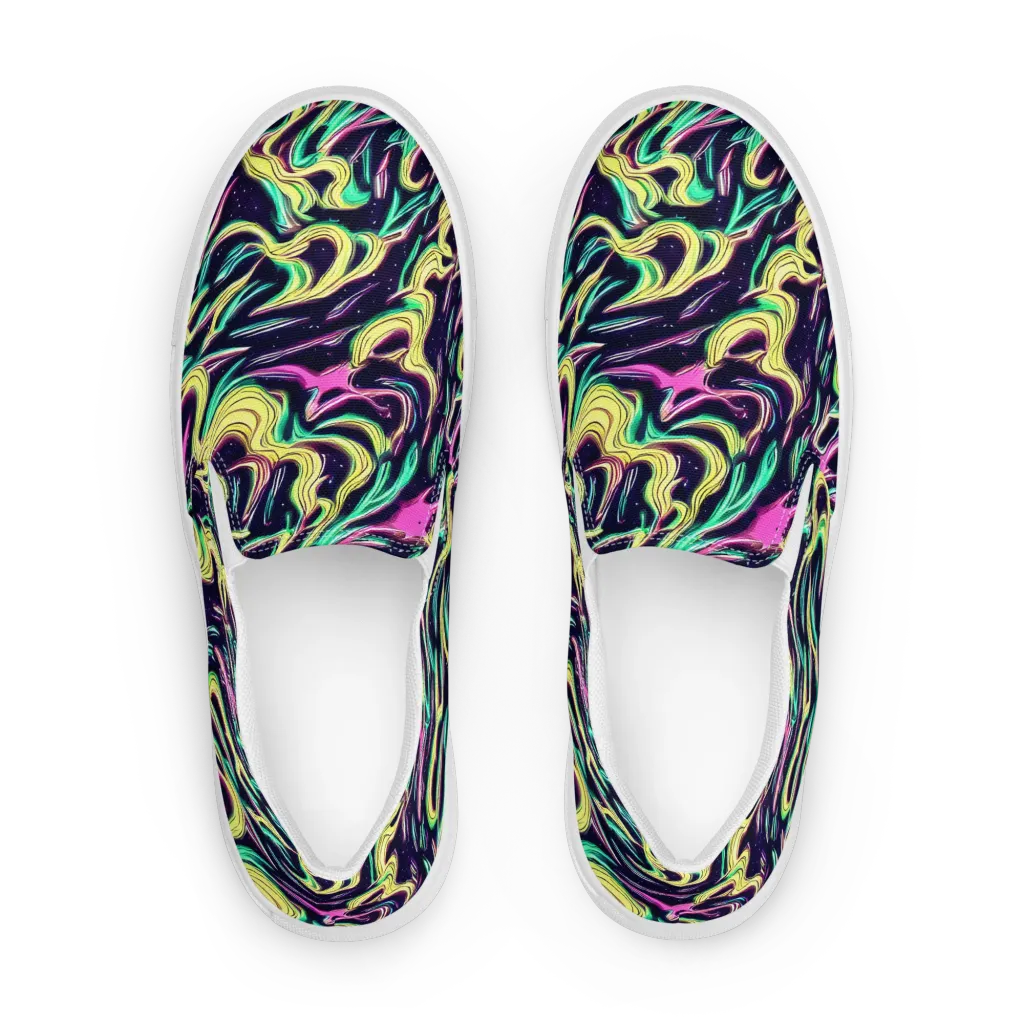 Casson's Whirl on Women's Slip-On Canvas Shoes — Front