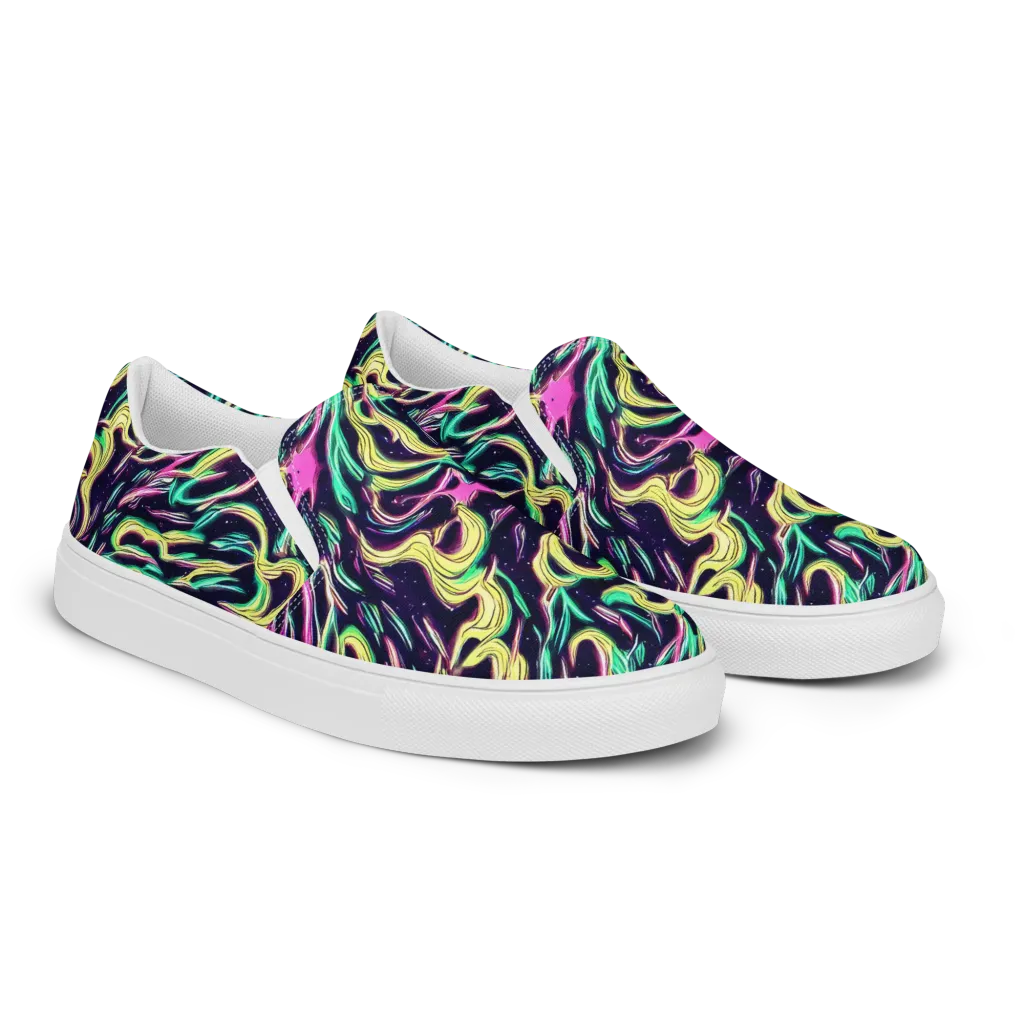 Casson's Whirl on Women's Slip-On Canvas Shoes — Right Front