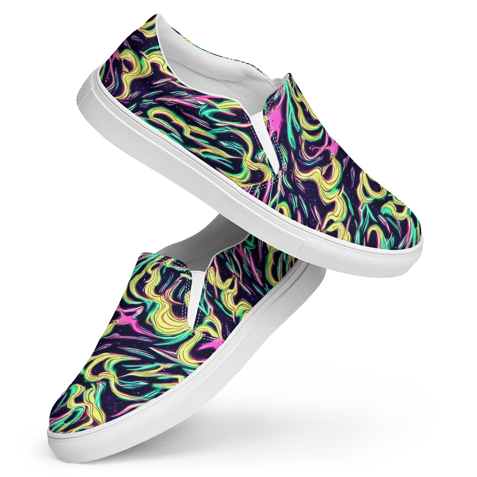 Casson's Whirl on Women's Slip-On Canvas Shoes — Front