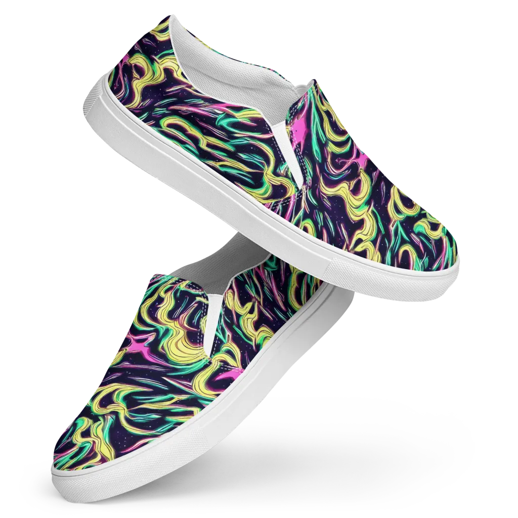 Casson's Whirl on Women's Slip-On Canvas Shoes — Front