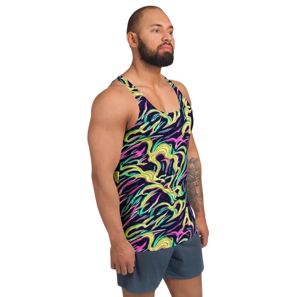 Casson's Whirl on Men's Tank Top — Right Front