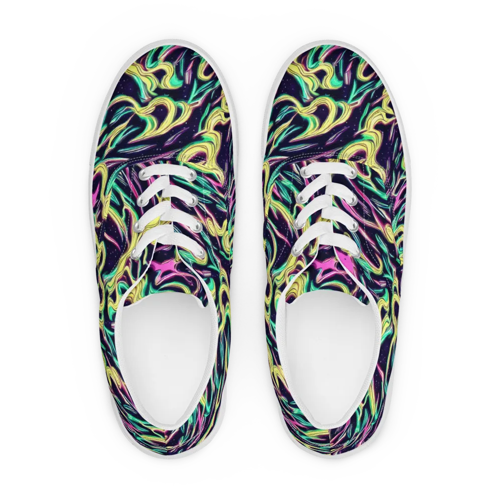 Casson's Whirl on Men's Lace-Up Canvas Shoes — Front