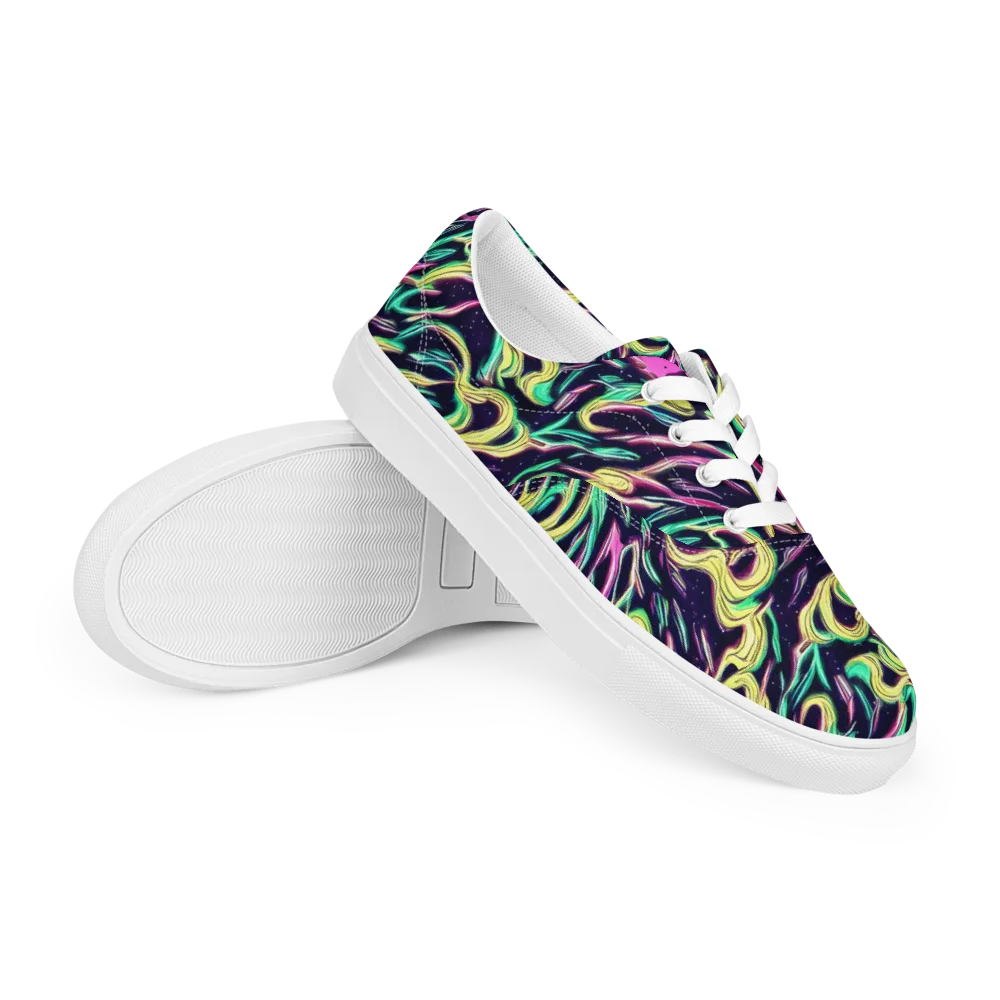 Casson's Whirl on Men's Lace-Up Canvas Shoes — Right Front