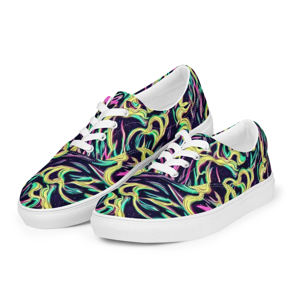 Casson's Whirl on Men's Lace-Up Canvas Shoes — Left Front