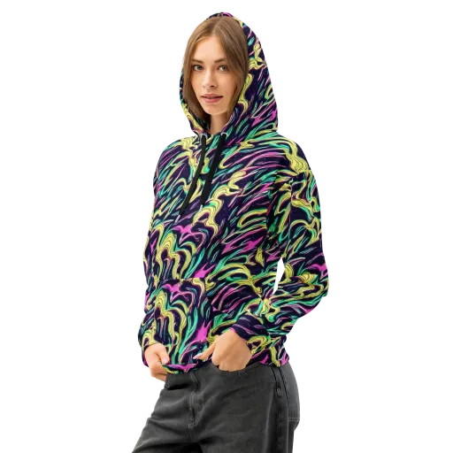 Casson's Whirl on a Cotton Hoodie
