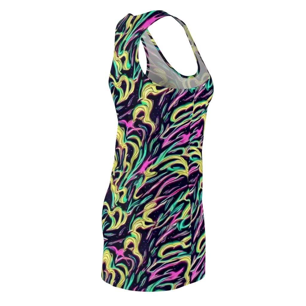 Casson's Whirl on Racerback Dress — Back Side